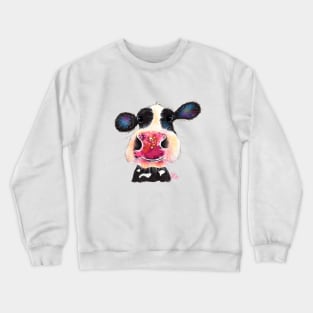 NoSeY CoW ' BuBBLeS ' by SHiRLeY MacARTHuR Crewneck Sweatshirt